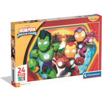 CLEMENTONI Puzzle Iron Man a jeho úžasní přátelé MAXI 24 dílků