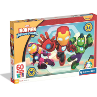 CLEMENTONI Puzzle Iron Man a jeho úžasní přátelé MAXI 60 dílků