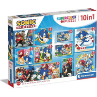 CLEMENTONI Puzzle Ježek Sonic 10v1