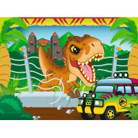 RAVENSBURGER Puzzle Jurský svět: Objevitelé 4v1 (12,16,20,24 dílků)