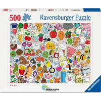 RAVENSBURGER Puzzle Koláž plná chaosu 500 dílků