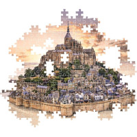 CLEMENTONI Puzzle Mont Saint-Michel 1500 dílků