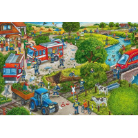 SCHMIDT Puzzle Hasiči 3x24 dílků