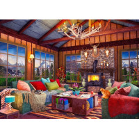 BLUEBIRD Puzzle Prázdninová chata 500 dílků