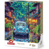 ART PUZZLE Puzzle Tokio v dešti 500 dílků