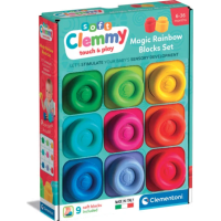 CLEMENTONI Soft Clemmy Sada 9 měkkých kostek