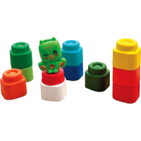 CLEMENTONI Soft Clemmy Sada 10 měkkých kostek + figurka draka