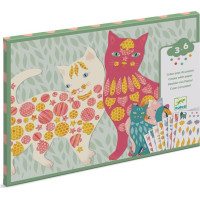 DJECO Tvoření z papíru Kočky