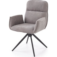 Jídelní otočná židle K574 - popelavě šedá