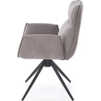 Jídelní otočná židle K574 - popelavě šedá