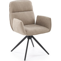 Jídelní otočná židle K574 - tmavě béžová