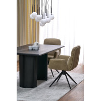 Jídelní otočná židle K574 - tmavě béžová