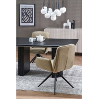 Jídelní otočná židle K574 - tmavě béžová