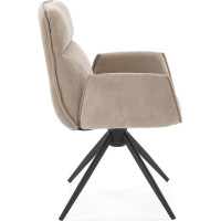 Jídelní otočná židle K574 - tmavě béžová
