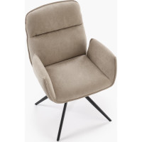 Jídelní otočná židle K574 - tmavě béžová