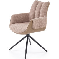 Jídelní otočná židle K579 - hnědá