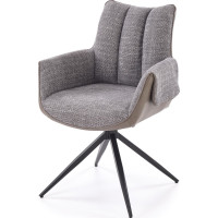 Jídelní otočná židle K579 - popelavě šedá