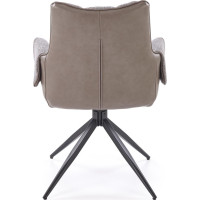 Jídelní otočná židle K579 - popelavě šedá