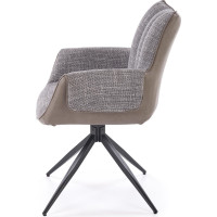 Jídelní otočná židle K579 - popelavě šedá