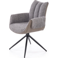 Jídelní otočná židle K579 - popelavě šedá