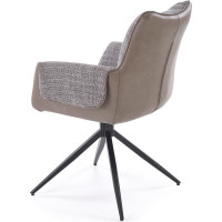 Jídelní otočná židle K579 - popelavě šedá