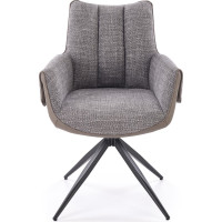 Jídelní otočná židle K579 - popelavě šedá