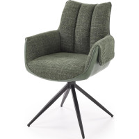 Jídelní otočná židle K579 - zelená