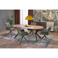 Jídelní otočná židle K579 - zelená