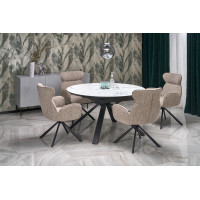 Jídelní otočná židle K571 - tmavě béžová