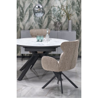 Jídelní otočná židle K571 - tmavě béžová