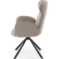 Jídelní otočná židle K571 - tmavě béžová