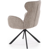 Jídelní otočná židle K571 - tmavě béžová