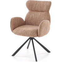 Jídelní otočná židle K571 - skořicově hnědá