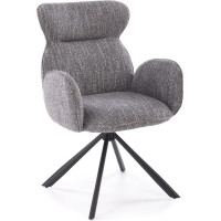Jídelní otočná židle K571 - popelavě šedá
