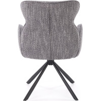Jídelní otočná židle K571 - popelavě šedá