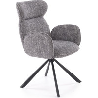 Jídelní otočná židle K571 - popelavě šedá