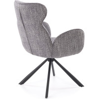 Jídelní otočná židle K571 - popelavě šedá