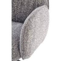 Jídelní otočná židle K571 - popelavě šedá