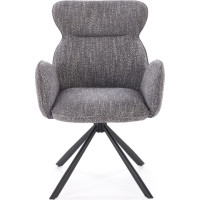 Jídelní otočná židle K571 - popelavě šedá