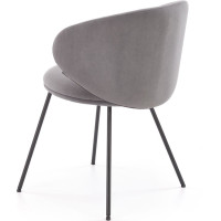 Jídelní židle K-587 - popelavě šedá