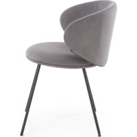 Jídelní židle K-587 - popelavě šedá