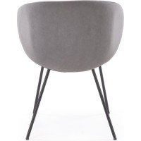 Jídelní židle K-587 - popelavě šedá