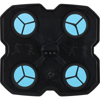 Boxerský nástěnný trenažér KX3006 s hudbou, LED a USB + rukavice