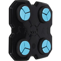 Boxerský nástěnný trenažér KX3006 s hudbou, LED a USB + rukavice