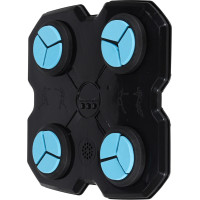 Boxerský nástěnný trenažér KX3006 s hudbou, LED a USB + rukavice