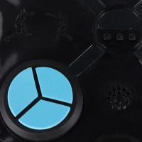 Boxerský nástěnný trenažér KX3006 s hudbou, LED a USB + rukavice