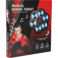 Boxerský nástěnný trenažér KX3007 s hudbou, LED a USB + rukavice