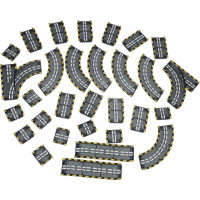 Magnetická závodní dráha - 2 svítící vozidla - 310 prvků