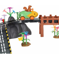 Magnetická závodní dráha - 2 svítící vozidla - 310 prvků