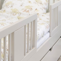 Dětská Montessori postel z masivu borovice LUNA - 160x80 cm